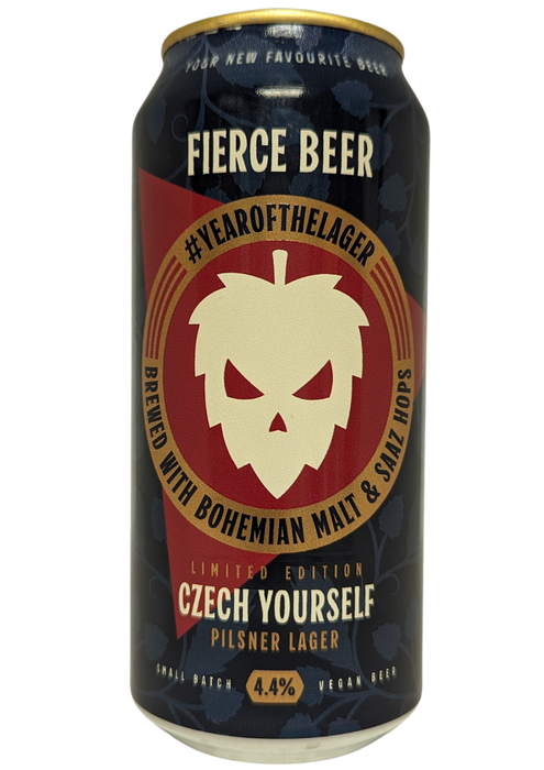 Fierce Czech Yourself Pilsner Lager 440ml