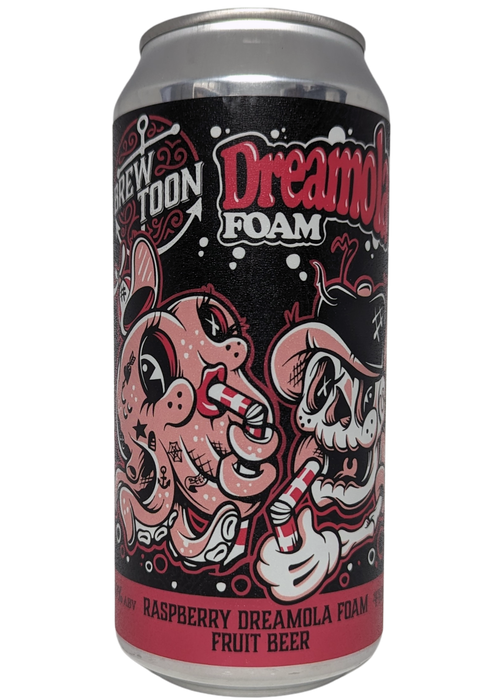 Brew Toon Raspberry Dreamola Foam Fruit Beer 440ml