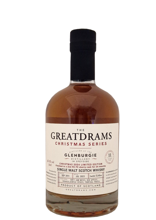 Great Drams Christmas Series Glenburgie 11 Year Old 50cl