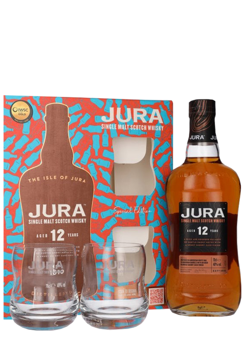 Isle of Jura 12 Year Old 70cl Gift Set