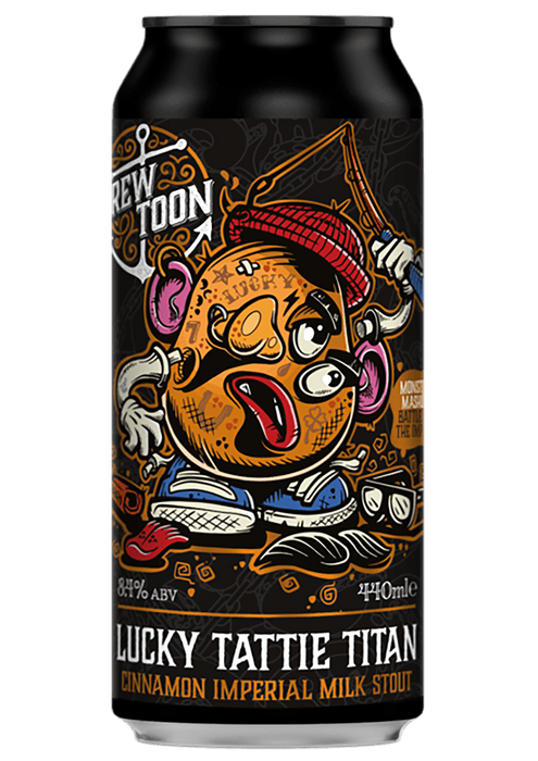 Brew Toon Lucky Tattie Cinnamon Imperial Stout 440ml