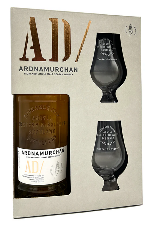 Ardnamurchan AD/ 70cl Plus 2 Glasses Giftset