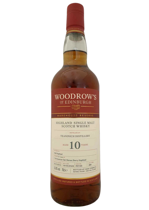 Woodrow's Teaninich 10 Year Old 70cl