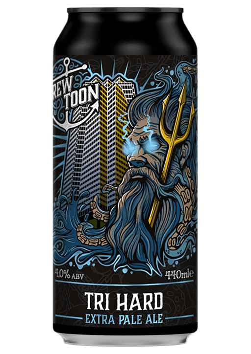 Brew Toon Tri Hard Extra Pale Ale 440ml