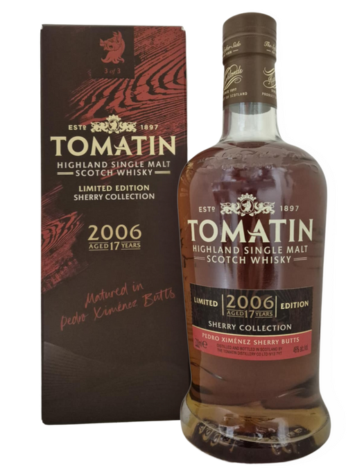 Tomatin Sherry Limited Edition Pedro Ximenez 17 Year Old 70cl