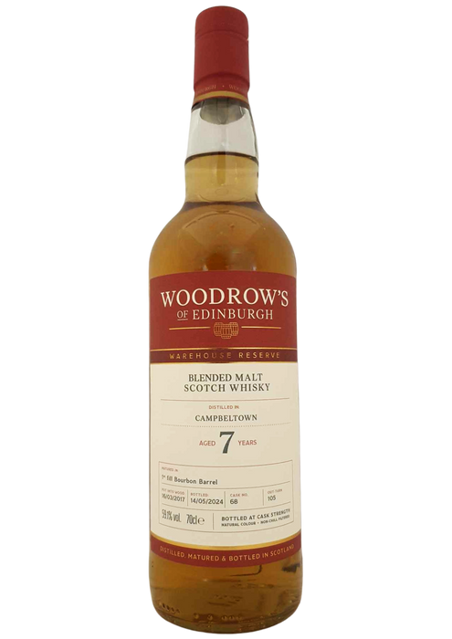 Woodrow's Campbeltown 7 Year Old 70cl