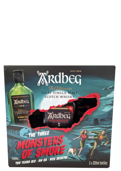 Ardbeg Monsters of Smoke Gift Set 20cl